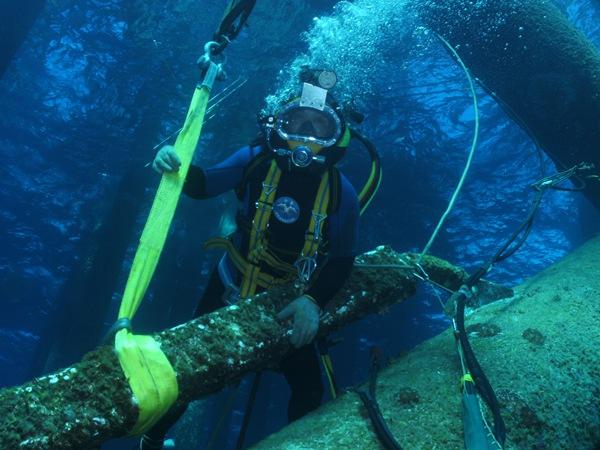 山東潛水打撈工程之水下攝像要注意的問題